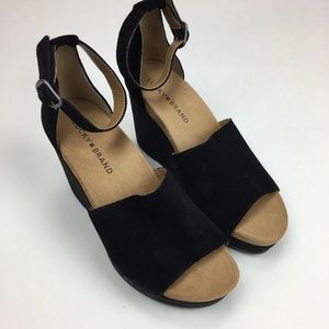 lucky brand genette suede espadrille sandals